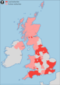 Image shows areas submitting Live Labs 2 bids