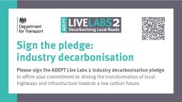 Sign the industry decarbonisation pledge
