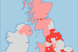 Image shows areas submitting Live Labs 2 bids