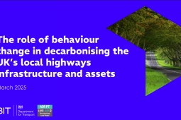BIT: The role of behaviour change in decarbonising the UK's local highways infrastructure and assets