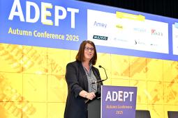 Angela Jones presenting at the ADEPT Autumn conference 