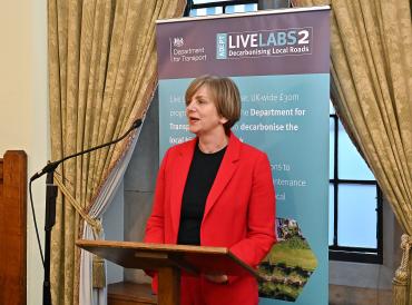 image of Lilllan Greenwood MP at lecturn